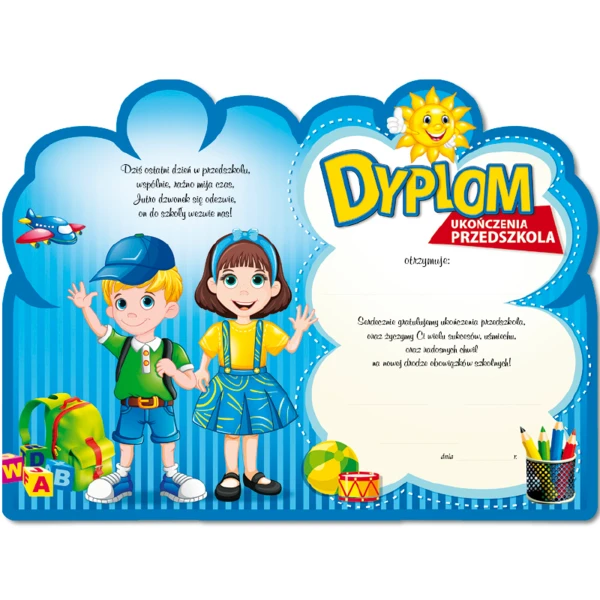 Dyplom Ukończenia Przedszkola