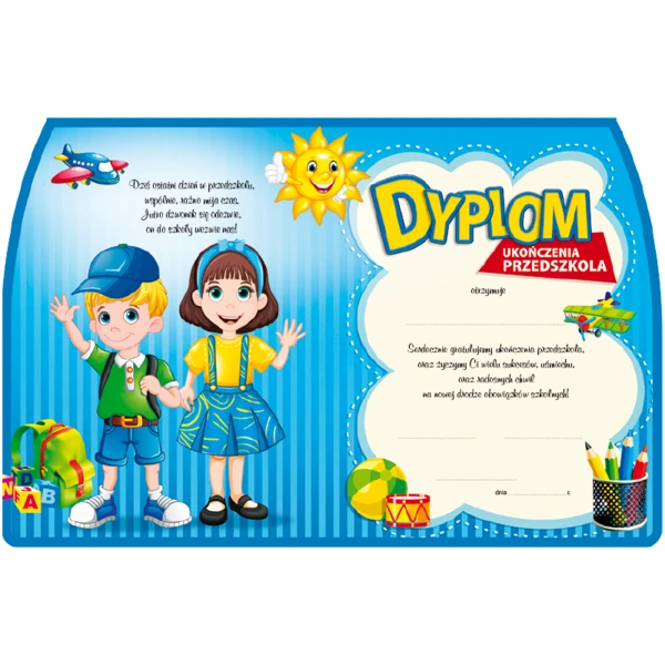 Dyplom Ukończenia Przedszkola