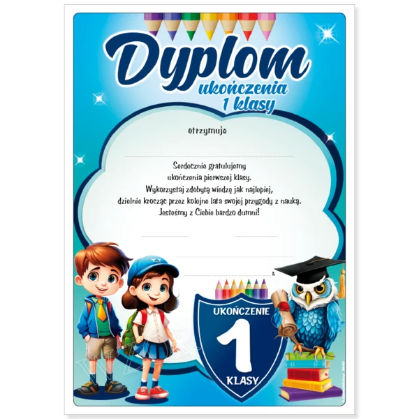 Dyplom Ukończenia 1 Klasy