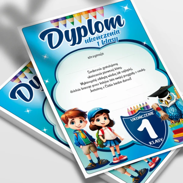 Dyplom Ukończenia 1 Klasy
