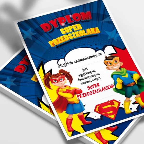 Dyplom Super Przedszkolaka