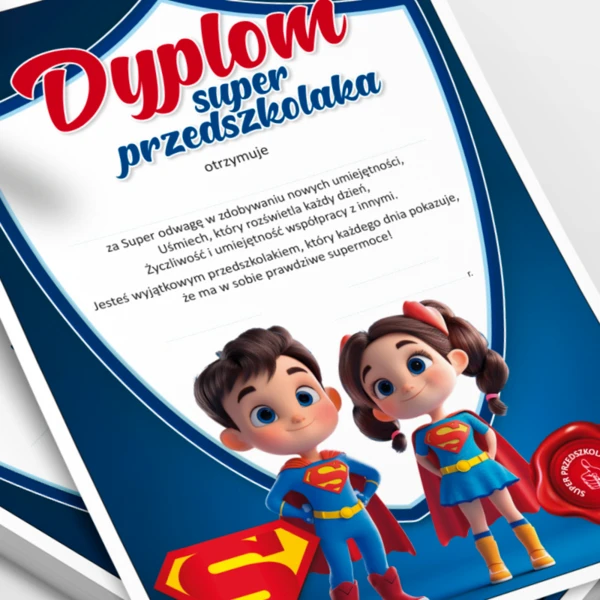Dyplom Super Przedszkolaka