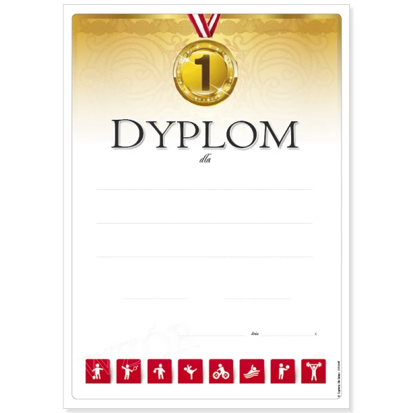 Dyplom Sportowy