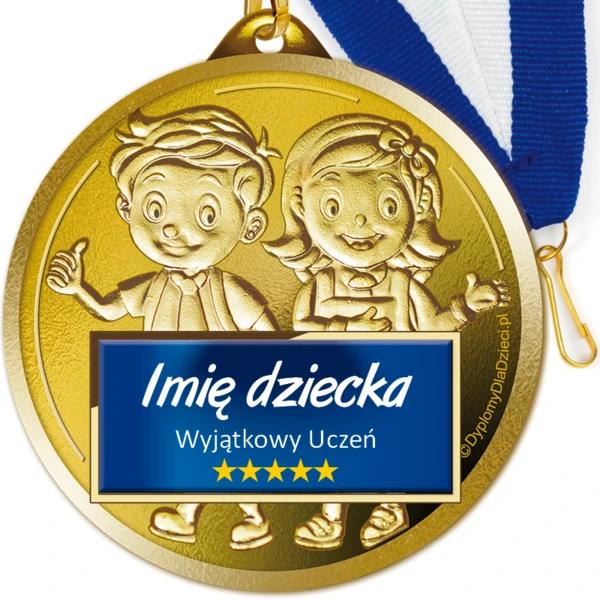 Medal Wyjątkowy Uczeń – Imienny