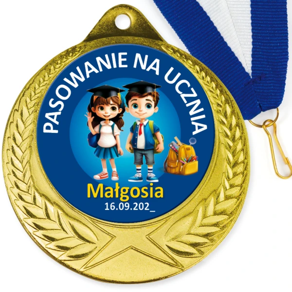 Medal Pasowanie na Ucznia – Imienny