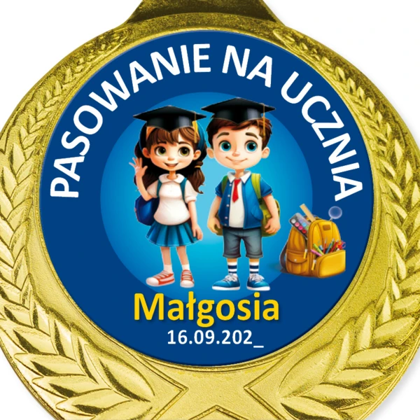 Medal Pasowanie na Ucznia – Imienny