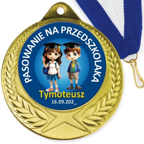 Medal Pasowanie na Przedszkolaka – Imienny