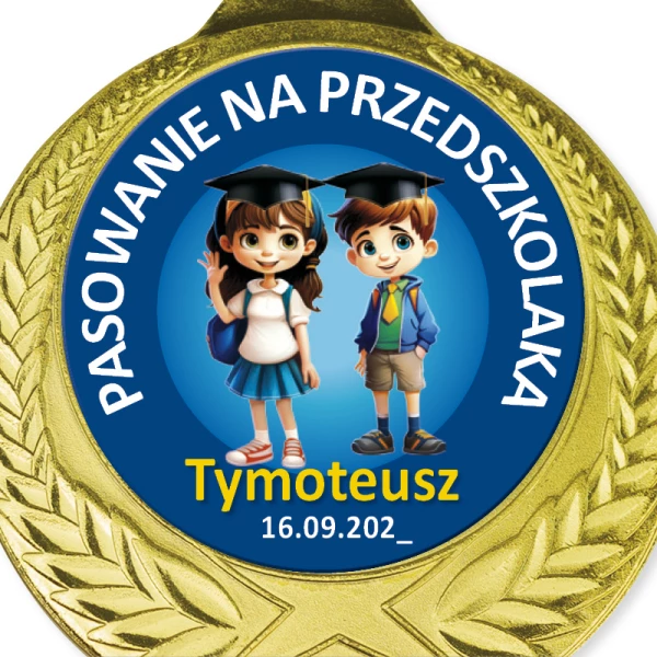 Medal Pasowanie na Przedszkolaka – Imienny