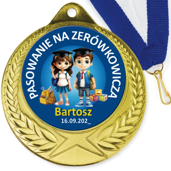 Medal Pasowanie na Zerówkowicza – Imienny