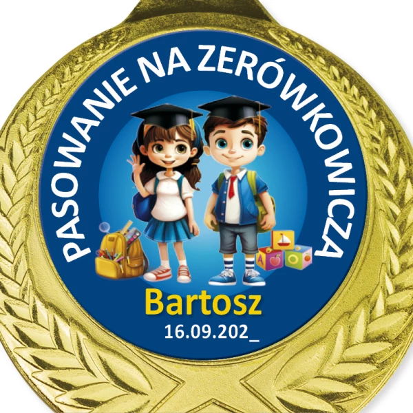 Medal Pasowanie na Zerówkowicza – Imienny