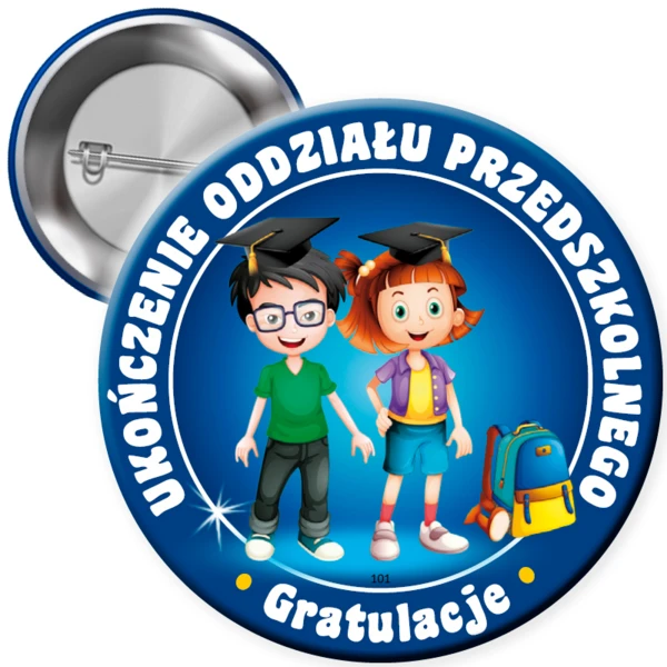 Przypinka Ukończenie Oddziału Przedszkolnego