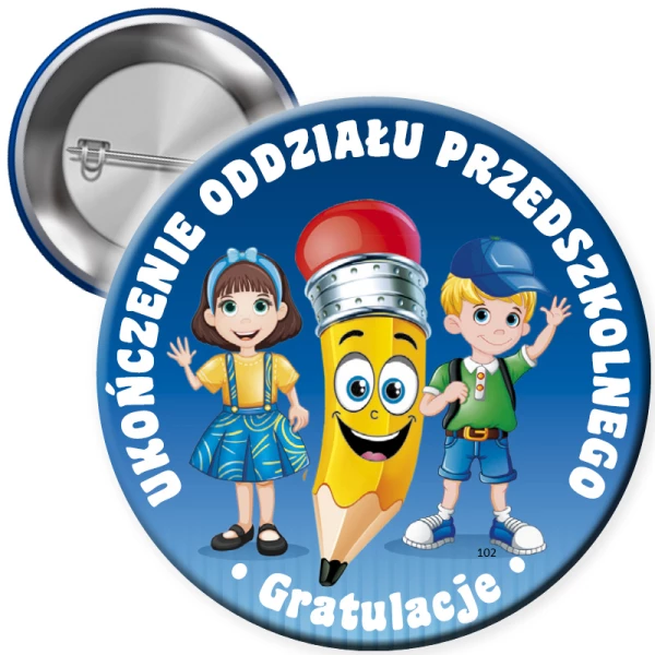 Przypinka Ukończenie Oddziału Przedszkolnego