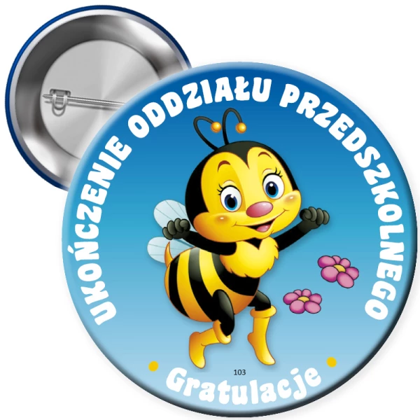 Przypinka Ukończenie Oddziału Przedszkolnego