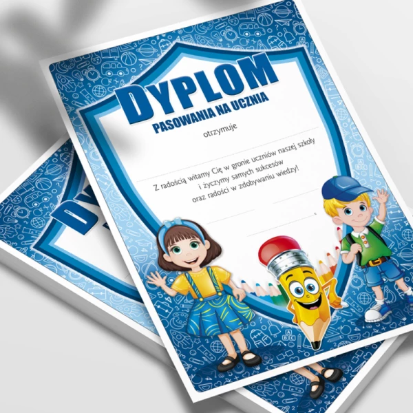Dyplom Pasowanie na Ucznia