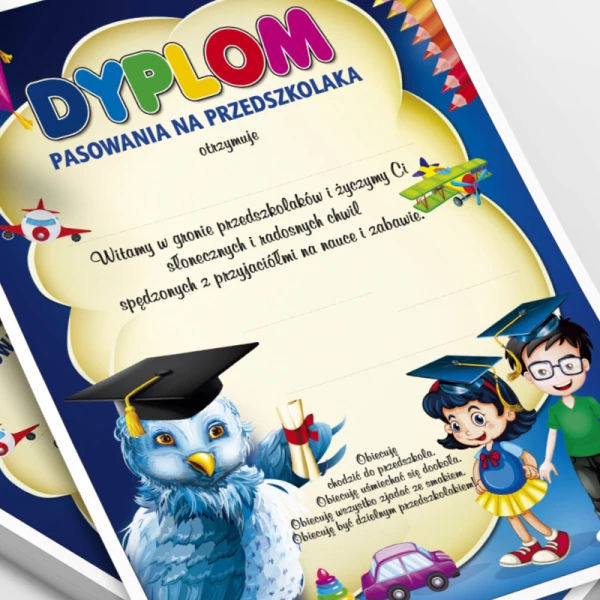Dyplom Pasowanie na Przedszkolaka