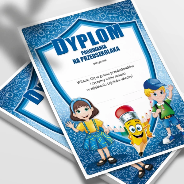 Dyplom Pasowanie na Przedszkolaka