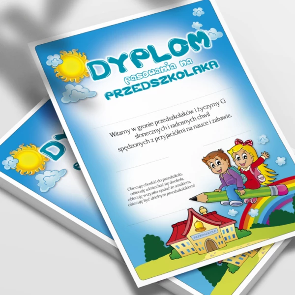 Dyplom Pasowanie na Przedszkolaka