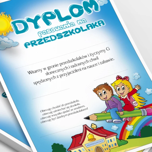 Dyplom Pasowanie na Przedszkolaka