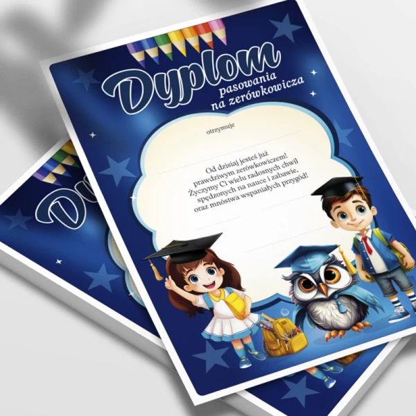 Dyplom Pasowanie na Zerówkowicza