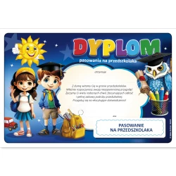 Dyplom Pasowanie na Przedszkolaka