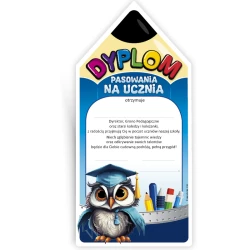 Dyplom Pasowanie na Ucznia