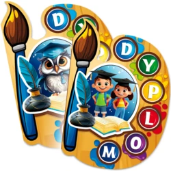 Dyplom Ukończenia Przedszkola (z emblematem)