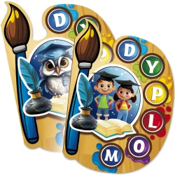 Dyplom Ukończenia Oddziału Przedszkolnego (z emblematem)