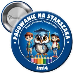 Przypinka Pasowanie na Starszaka