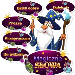 Dekoracja „Magiczne słowa