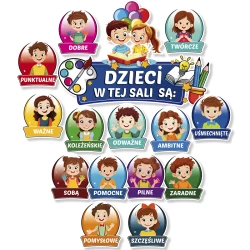 Dekoracja „Dzieci w tej sali są…”