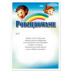 Podziękowanie Przedszkole