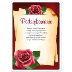 Podziękowanie Przedszkole