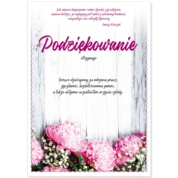 Podziękowanie Szkoła