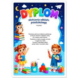 Dyplom Ukończenia Oddziału Przedszkolnego