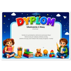 Dyplom Ukończenia Klasy Pierwszej