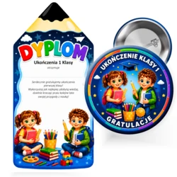 Prezent ukończenie 1 klasy (przypinka)