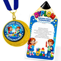 Prezent ukończenie oddziału przedszkolnego (medal)