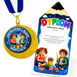 Prezent ukończenie 1 klasy (medal)