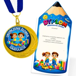 Prezent ukończenie żłobka (medal)