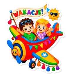 Dekoracje Przedszkolne Wakacje – Samolot Wakacje