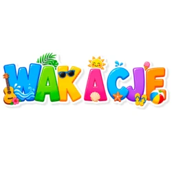 Dekoracje – Napis Wakacje