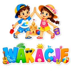 Dekoracja przedszkolna Wakacyjna Piątka