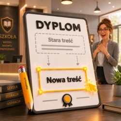 Dyplomy A4 - Personalizacja treści