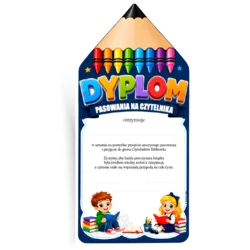 Dyplom Pasowanie na Czytelnika Biblioteki