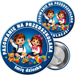 Przypinka Pasowanie na Przedszkolaka