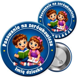 Przypinka Pasowanie na Zerówkowicza