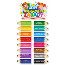 Dekoracja Przedszkolna Nasze Zasady
