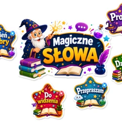 Dekoracja Szkolna Magiczne Słowa