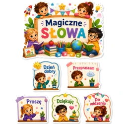 Dekoracja Szkolna Magiczne Słowa
