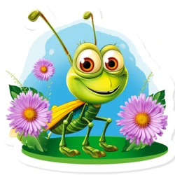 Dekoracja „Konik polny”